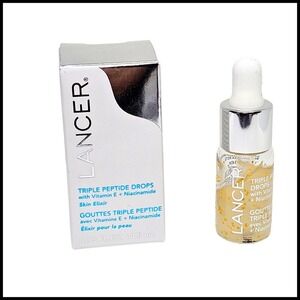Lancer Triple Peptide Drops Vitamin E + Niacinamide Skin Elixir  0.15oz/4.5ml